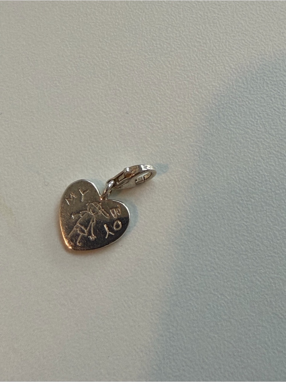 Thomas Sabo 925 Sterling Silver My Boy Heart Charm Pendant - Picture 10 of 12